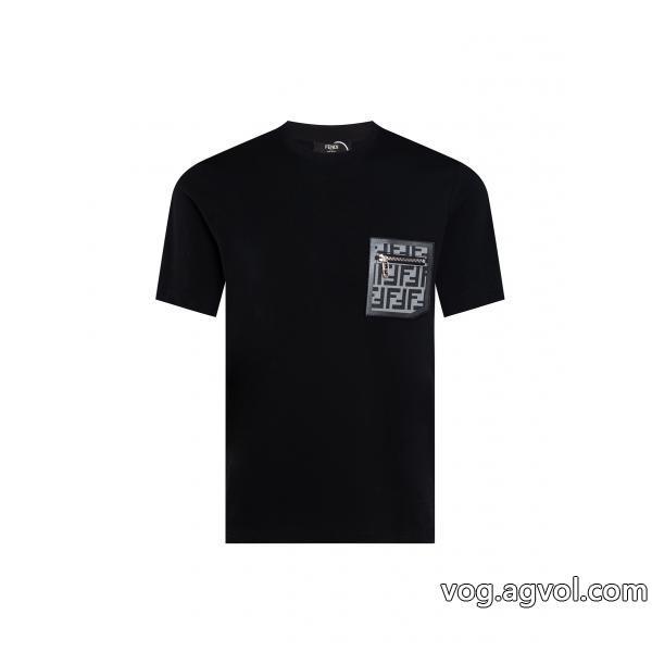 最旬のスタイル爽やかマルチ半袖Tシャツスーパー コピー  FENDI