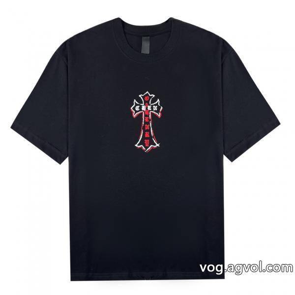 クロムハーツ激安 ブランド今年流大人っぽさ今流行半袖Tシャツ