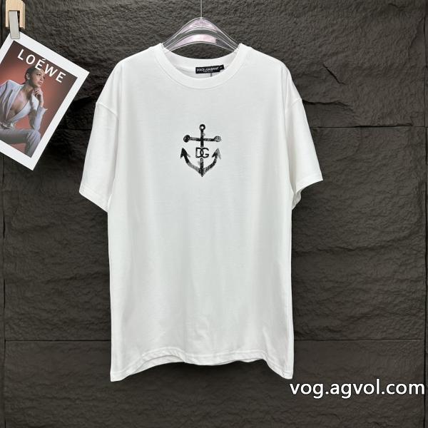 2026年夏最新作軽やかな印象半袖Tシャツブランド 通販 激安Dolce&Gabbana