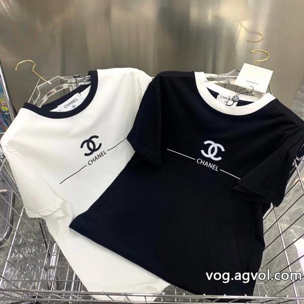 ブランド 偽物 通販半袖Tシャツ爽やかな色合い2026のトレンドCH