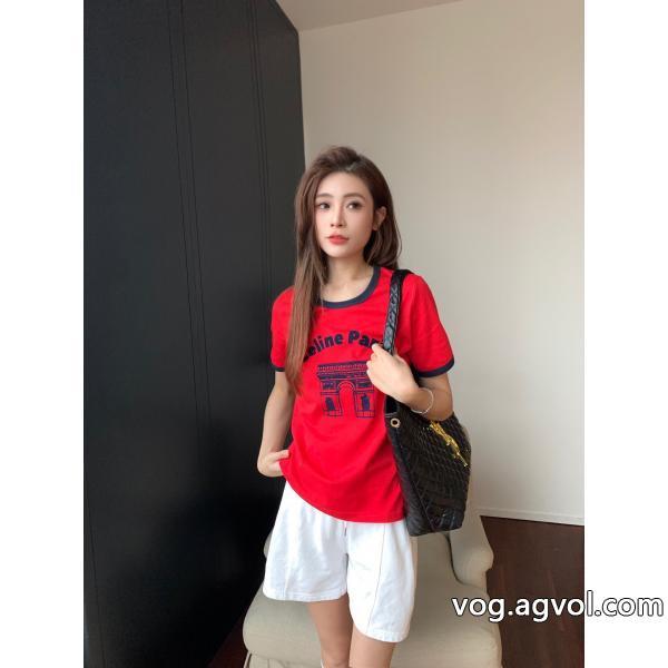 格安SALE春先や夏にぴったりの新作ブランド 偽物半袖TシャツCELINE