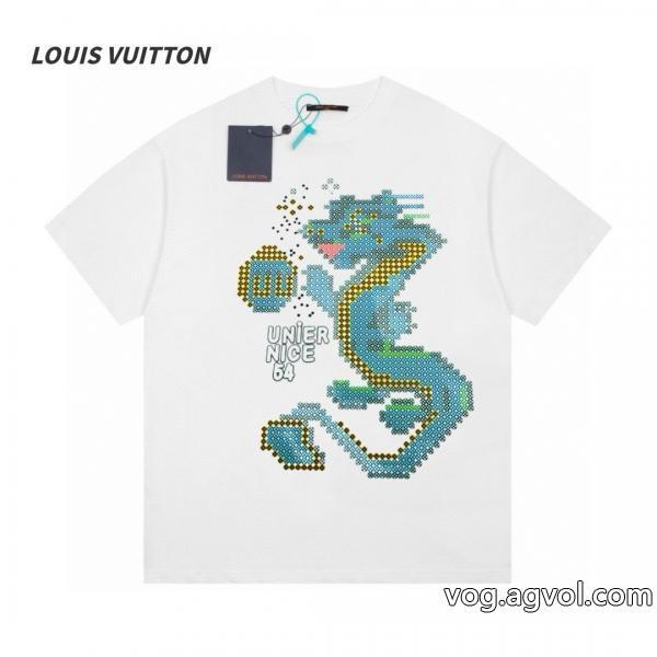 ルイ ヴィトン最新で完売確実華やかな印象半袖Tシャツブランド コピー 品