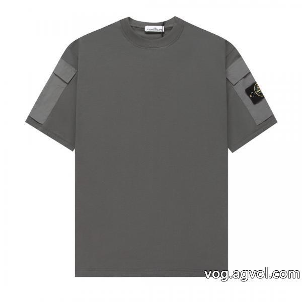 Stone Island新作夏の優秀アイテム高級感あるスタイル半袖Tシャツ激安 ブランド