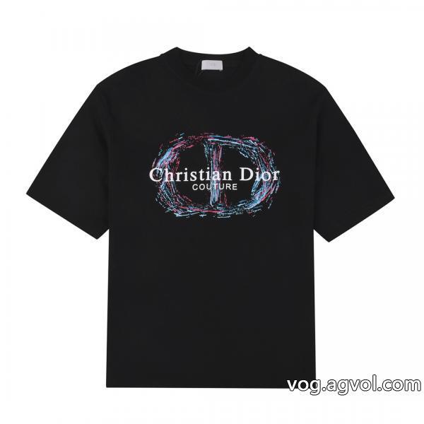 コピー 品 ブランド半袖Tシャツディオール爽やかな色合い今季はファション感漂う