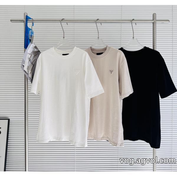 高い品質を誇る洗練された印象PRADA半袖Tシャツブランド コピー 激安