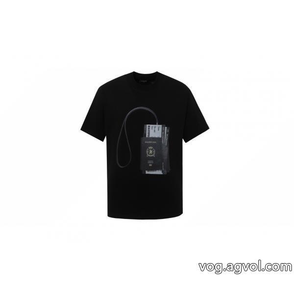 半袖Tシャツブランド スーパー コピー 通販23SS 異素材絶妙な抜け感balenciaga