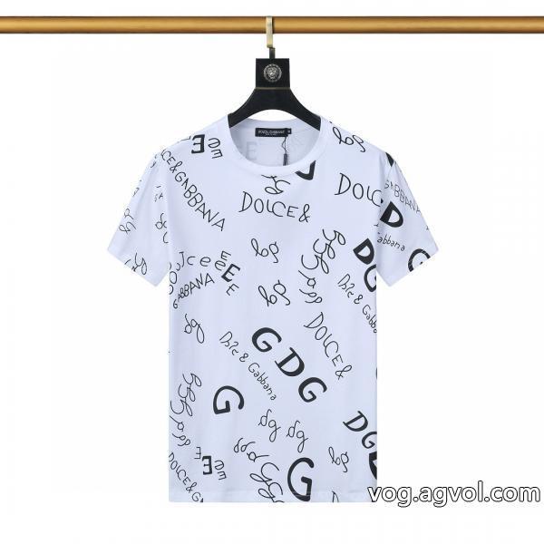 岩ちゃん愛用人気急上昇半袖Tシャツブランド コピー  Dolce&Gabbana