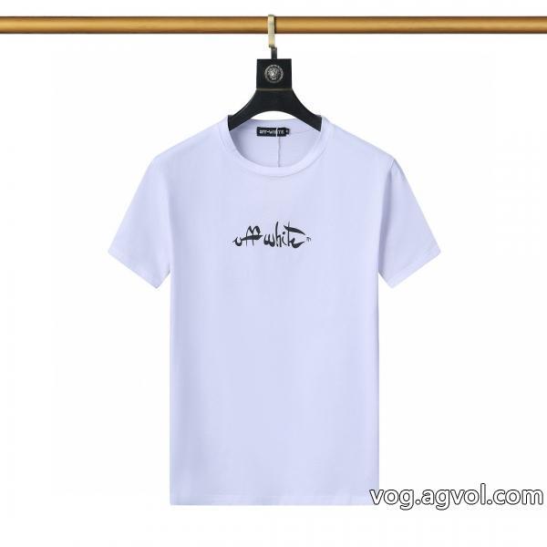 オフィスファッション爽やかさOff-Whiteブランド 偽物 激安半袖Tシャツ