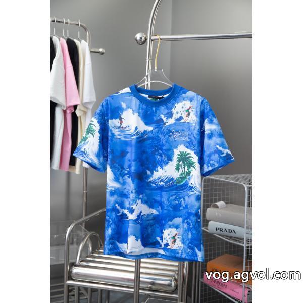 LOUIS VUITTON半袖Tシャツおしゃれ上級者を目指すファッション感が急上昇！ブランド 偽物