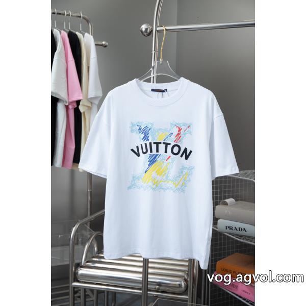 半袖TシャツLOUIS VUITTONブランド 通販欲しい可愛く新鮮即完売