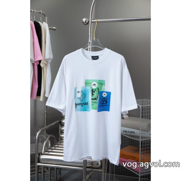 絶妙な抜け感可愛い完売確実  大人気半袖Tシャツブランド レプリカバレンシアガ