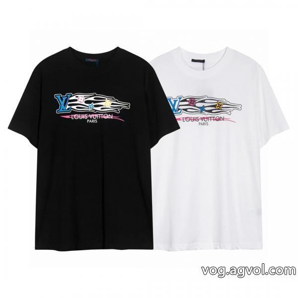 限定生産品上質感半袖TシャツLOUIS VUITTONスーパー コピー ブランド 専門