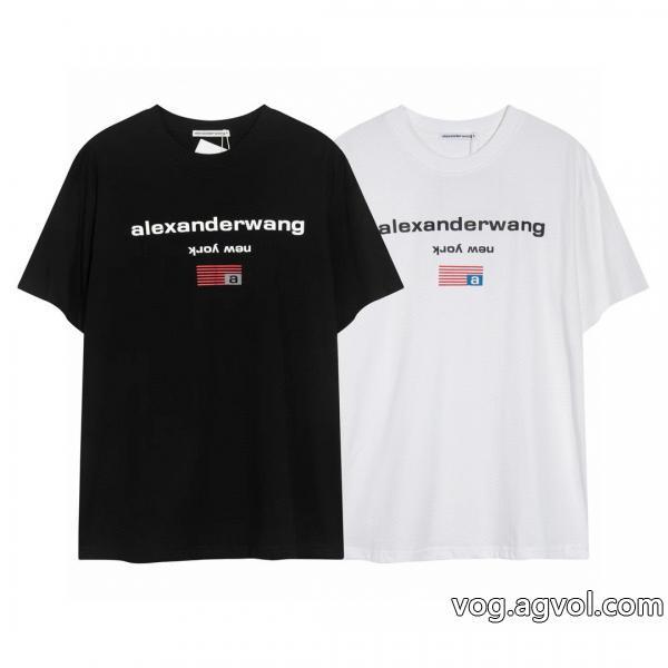 新鮮ながら上品高級感も漂いALEXANDER WANG半袖Tシャツ偽 ブランド 販売