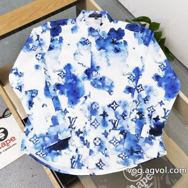 最安に挑戦夏の最新ファッション長袖シャツ激安 ブランドLOUIS VUITTON
