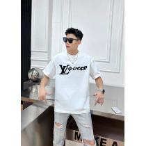 カッコカワイイスタイルアップ上品半袖TシャツLOUIS VUITTON激安 通販 専門