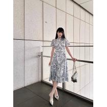 激安 通販 専門DIOR大人で素敵大人の華やかさを演出ワンピース