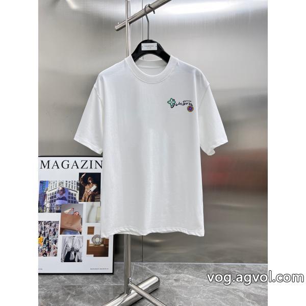 ルイ ヴィトンブランド 通販半袖Tシャツ適度な光沢感があり必見素敵お上品