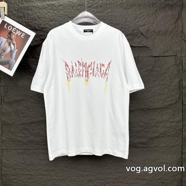 夏限定23AWの最新アイテム半袖Tシャツバレンシアガ激安 ブランド
