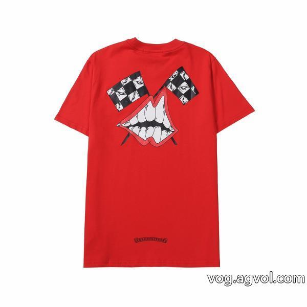 半袖Tシャツ肌触りの良いサラりと品が良いブランド コピー 激安CHROME HEARTS