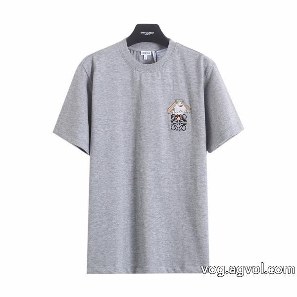 ブランド コピー s 級コスパ最強夏の大人カジュアル半袖TシャツLOEWE
