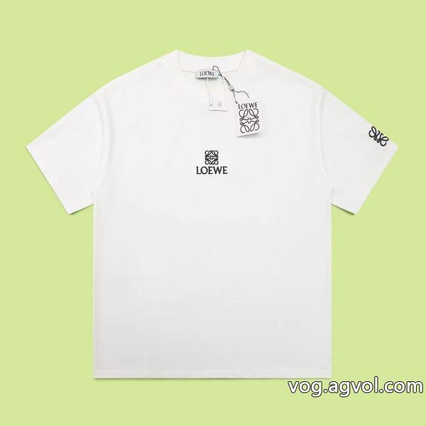 激安 ブランド 通販LOEWE半袖Tシャツ上質な素材この夏絶対欲しい