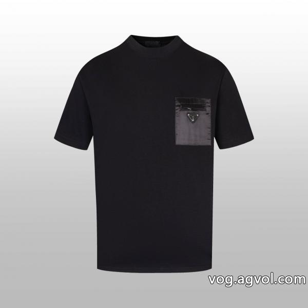 ブランド コピー 品サラサラの着心地雑誌掲載プラダ半袖Tシャツ