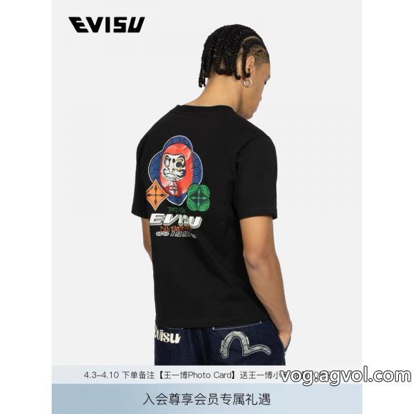 偽 ブランド 通販エヴィス限定生産品幅広く使える半袖Tシャツ