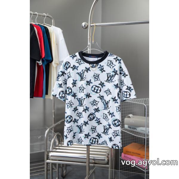 LOUIS VUITTON半袖Tシャツコピー 商品 ブランド爽快感が絶妙にマッチ爆発的な人気