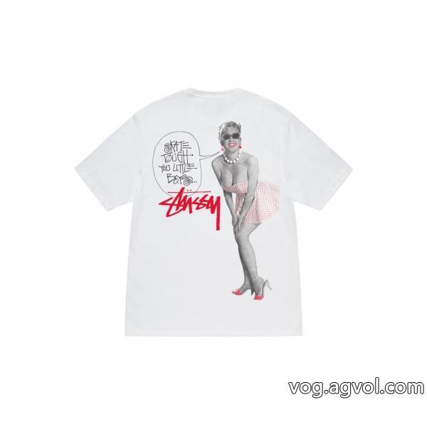 今年らしい優秀アイテム23SS 異素材ブランド レプリカSTUSSY半袖Tシャツ