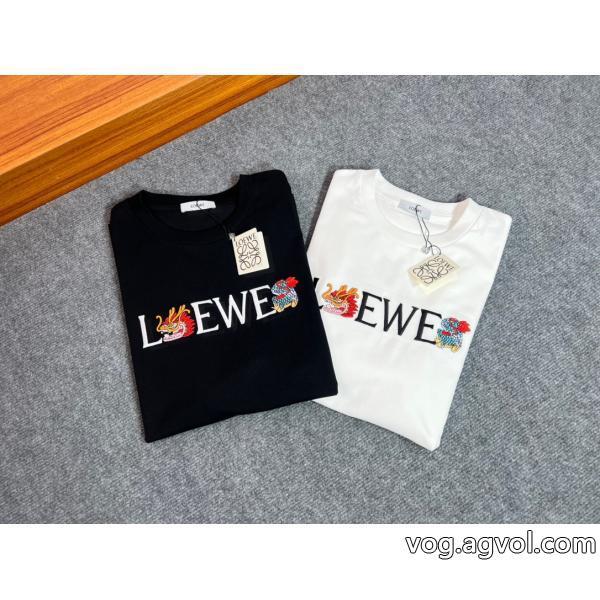 ブランド 激安NEW!国内完売使い勝手も良好LOEWE半袖Tシャツ