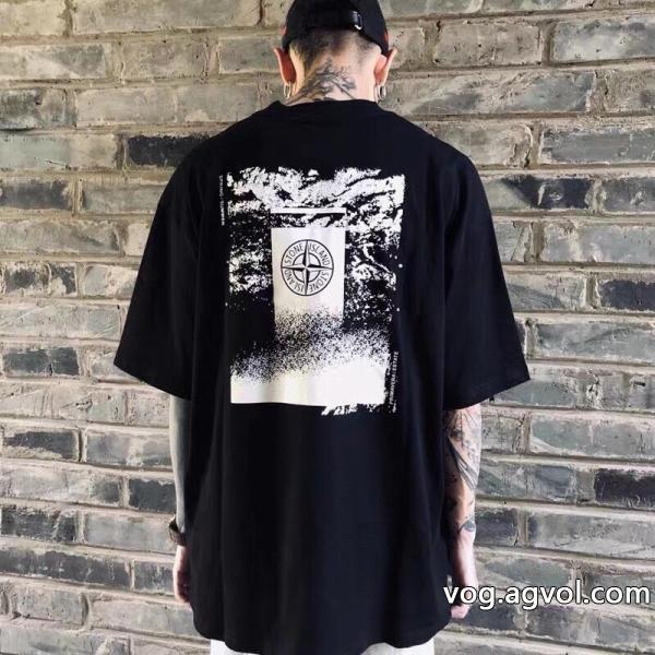 話題のアイテム限定特大セール半袖Tシャツ偽 ブランドストーンアイランド