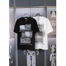 ユニセックススタイルギフトＯＫ半袖Tシャツ偽物 ブランド 激安PRADA