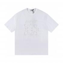 LOEWE半袖Tシャツ高品質素材抜け感のある夏着物ブランド コピー 販売 