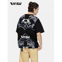 EVISUコピー ブランド半袖Tシャツ限定版プリント完売必至