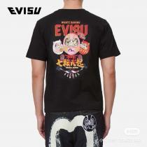 エヴィス偽 ブランド 購入半袖Tシャツ万能アイテム相性抜群のコンビ