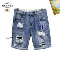HERMESジーンズ半ズボン通販 ブランド完売間近今季トレンドの限定アイテム