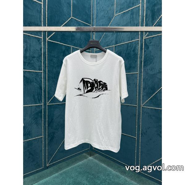 ブランド 激安23SS/大人気2026コレクション爽やかな色合い半袖TシャツDIOR