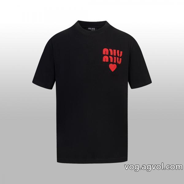 半袖Tシャツ華やかな印象夏らしい品格が漂うミュウミュウスーパー コピー  