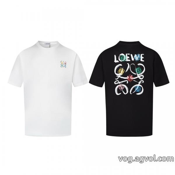 半袖TシャツLOEWEブランド 偽物リラックスした雰囲気に2026の爽やかなスタイル