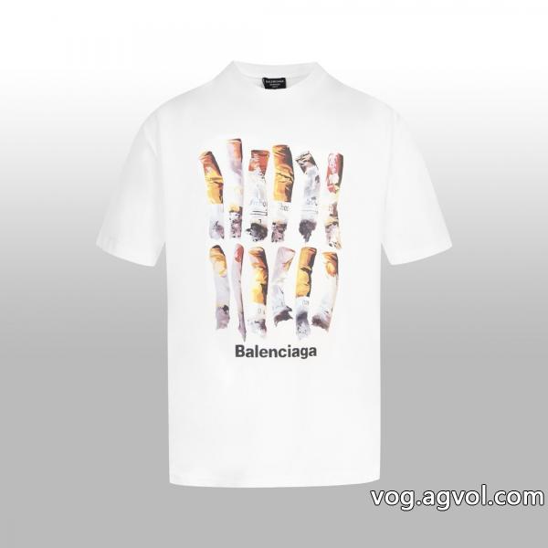 半袖Tシャツ一気にトレンド感満載な着こなしクラシカルな雰囲気balenciaga通販 ブランド
