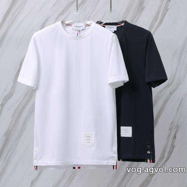 高い品質を誇る男女兼用通販 ブランドトムブラウン半袖Tシャツ