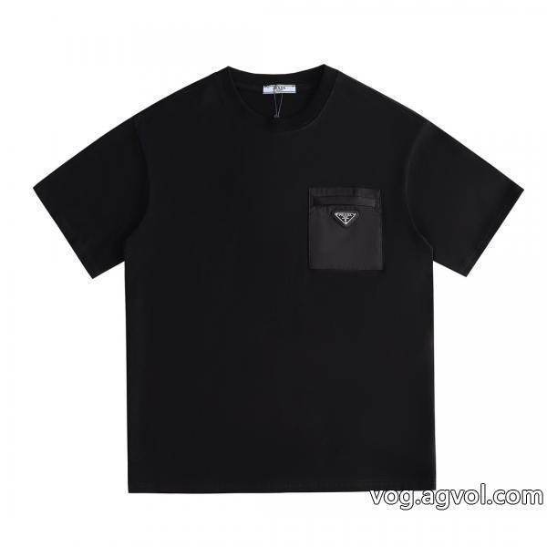 プラダ半袖Tシャツ限定モデル定番人気のモデルブランド コピー ショップ