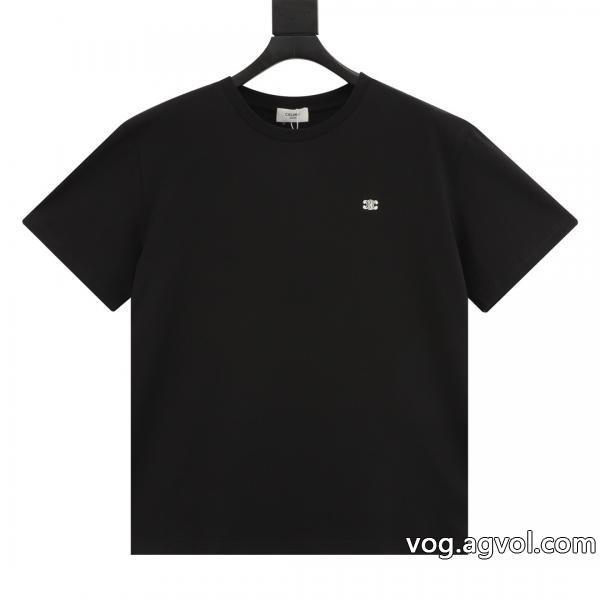 ブランド 偽物 通販清涼感とカジュアルスタイル完売目前セリーヌ半袖Tシャツ