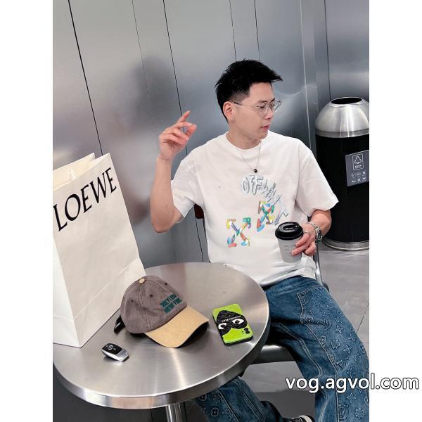 オフホワイト着心地良く海外直送スーパー コピー 販売半袖Tシャツ