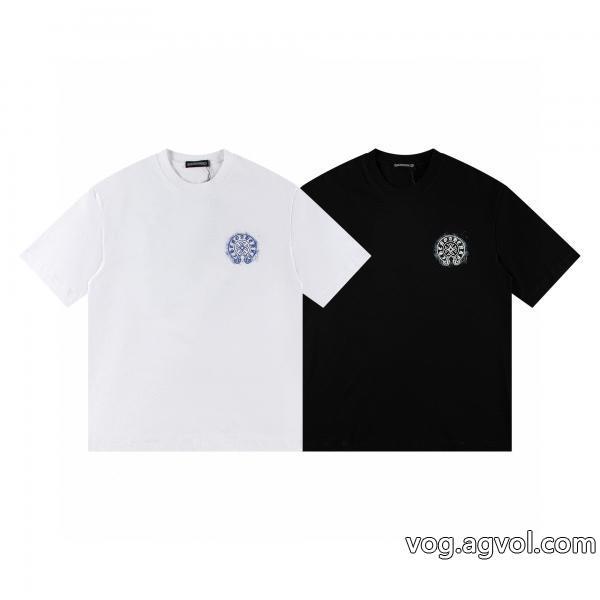 偽物 ブランド ショップCHROME HEARTS期間限定カジュアルなスタイル半袖Tシャツ