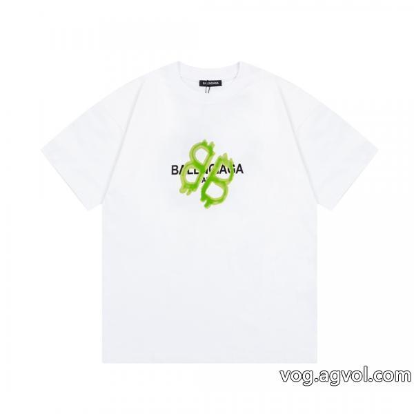 旬の気分を絶妙にカジュアルの定番ブランド コピー 優良半袖Tシャツbalenciaga
