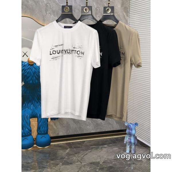 LOUIS VUITTON完売目前新作夏の優秀アイテム半袖Tシャツブランド アクセサリー 激安