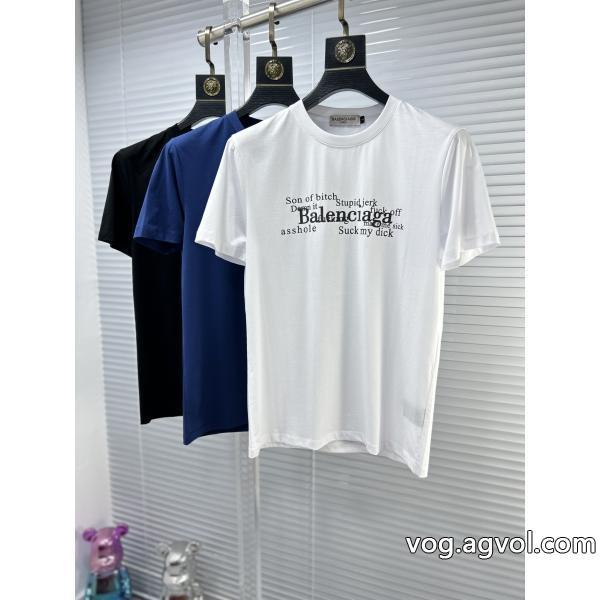 最大の魅力23新作限定版プリント激安 ブランド半袖Tシャツbalenciaga