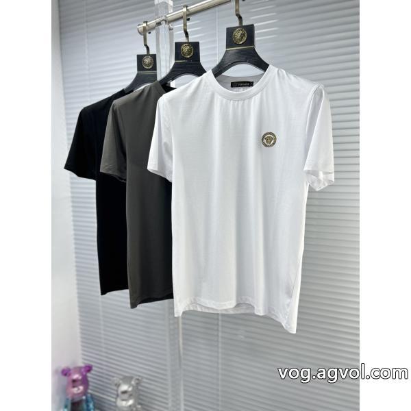 ブランド 品 コピー半袖TシャツVERSACE存在感のある必見素敵お上品