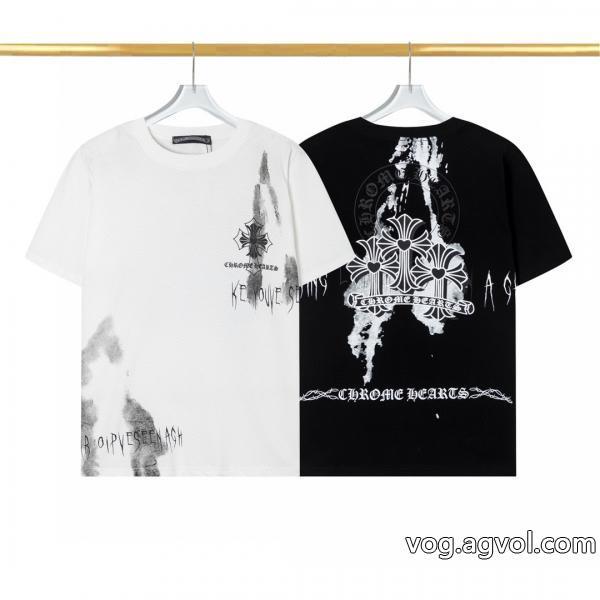 半袖TシャツCHROME HEARTS即発送最新作2026 清涼感ブランド レプリカ